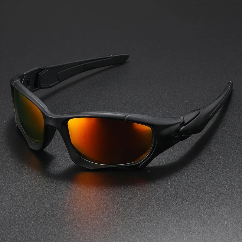 Sunglasses Polarized Men - แว่นกันแดดโพลาไรซ์สำหรับเล่นกีฬากลางแจ้งรุ่นใหม่ กรอบโค้ง ทนทานต่อแรงกด เลนส์ป้องกันแสงสะท้อน สำหรับผู้ชายและผู้หญิง ขณะขับรถ