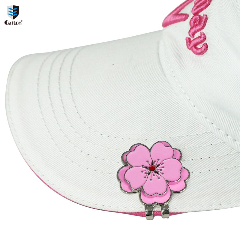 Men'S Accessories Golf - คลิปหนีบหมวกกอล์ฟ Caiton Rose พร้อมที่หนีบแม่เหล็กสำหรับติดลูกกอล์ฟ, ที่หนีบหมวกแบบดอกไม้, อุปกรณ์เสริมกันสนิม,