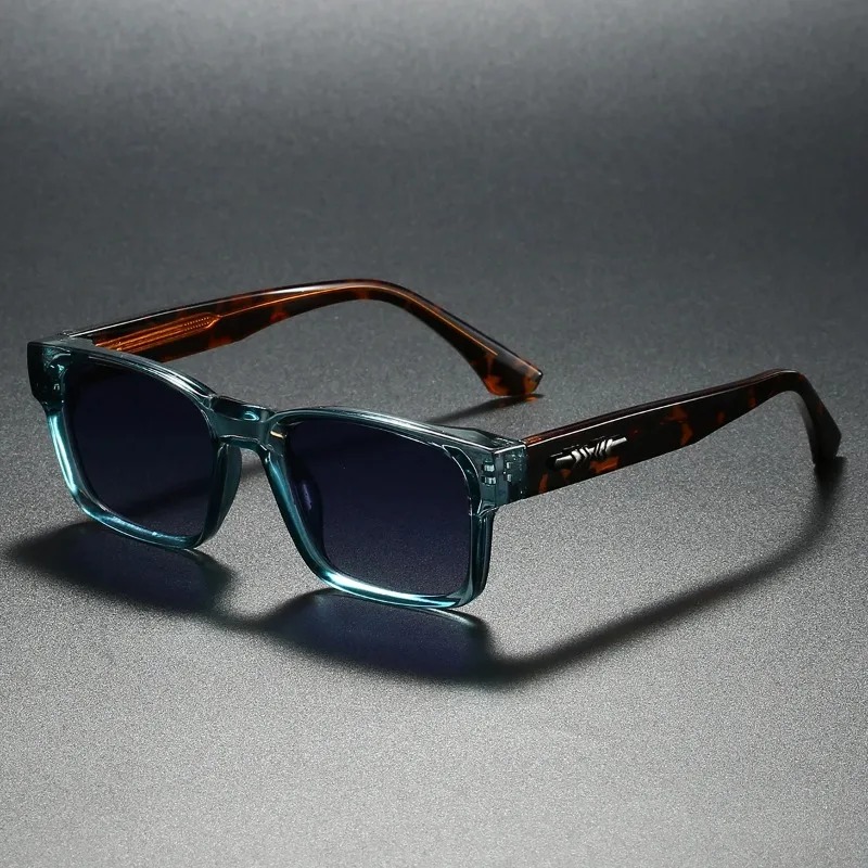 Sunglasses Polarized Men - แว่นกันแดดโพลาไรซ์ทรงเหลี่ยมคุณภาพสูงสำหรับผู้ชาย กรอบโลหะ เหมาะสำหรับการเดินทาง เดินป่า ชายหาด ตกปลา