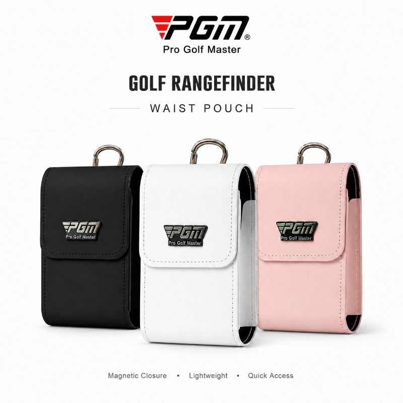 Men'S Accessories Golf - PGM Magnetic Golf Waist Pouch Rangefinder