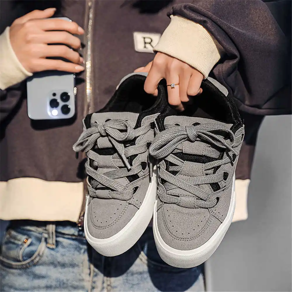 Men'S Accessories Gift Set Branded - กับ Lacing Hiphop ผู้หญิงรองเท้าสเก็ตบอร์ดวอลเลย์บอลรองเท้าผ้าใบสําหรับสตรี Beige Boot