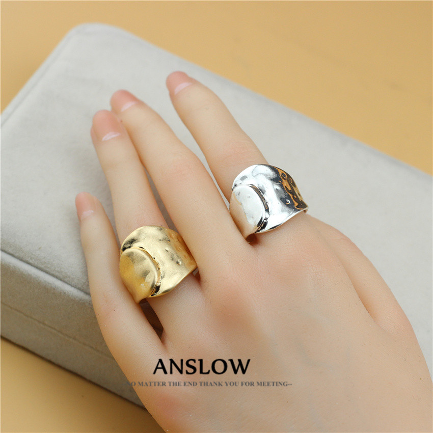 Men'S Accessories Gift Set Branded - แอนสโลว์ 2026 ออกแบบใหม่แฟชั่นเครื่องประดับผู้ชายผู้หญิงยูนิเซ็กส์แหวนแบรนด์วินเทจอุปกรณ์เสริมของขวัญ AR0056LOW