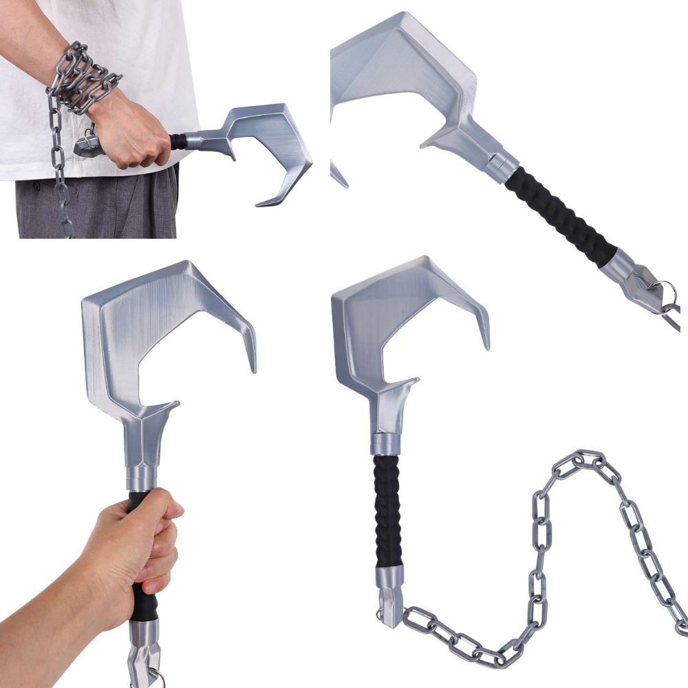 Men Accessories Gift Set - ซุปเปอร์วายร้าย วูล์ฟ โลโบ คอสเพลย์ ฮุค อาวุธ