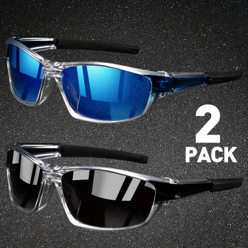 1/2PCS แว่นตากันแดดกีฬาสำหรับผ - Sunglasses Polarized Men บทวิจารณ์และราคา