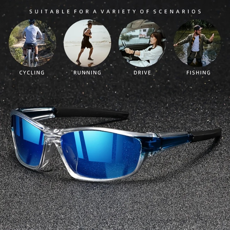 1/2PCS แว่นตากันแดดกีฬาสำหรับผ - Sunglasses Polarized Men บทวิจารณ์และราคา