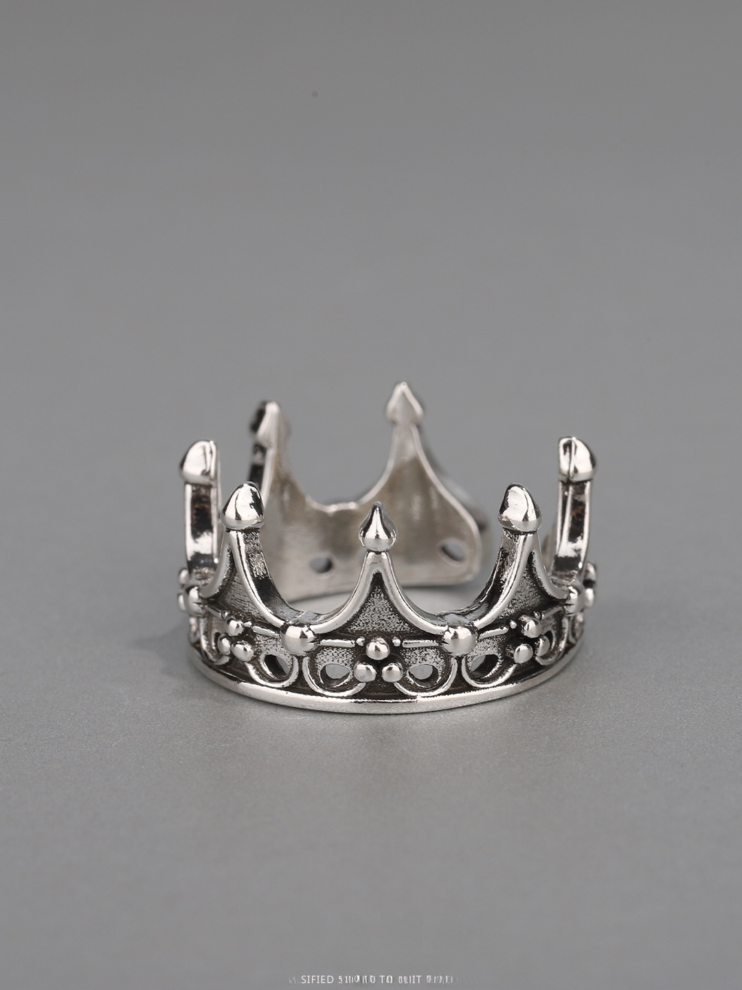 แหวนมงกุฎสไตล์โกธิค ดีไซน์เปิด - Men'S Accessories Rings บทวิจารณ์และราคา