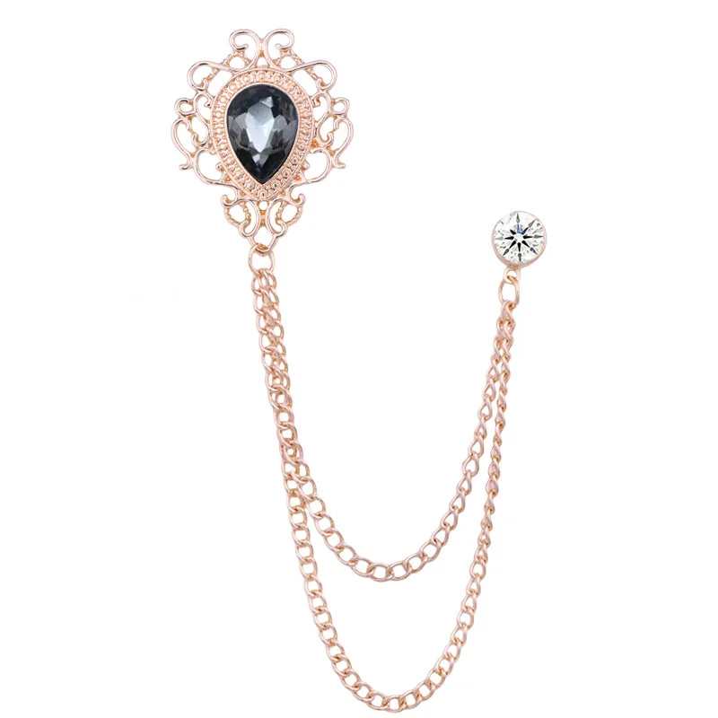 เข็มกลัดติดปกเสื้อแบบวินเทจประ - Men Accessories Chain บทวิจารณ์และราคา