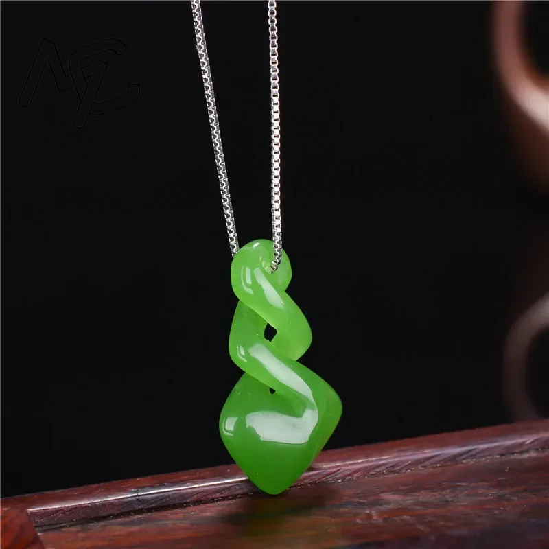 หยกธรรมชาติ Hetian สีเขียวจี้อ - Men'S Accessories Drop Shipping บทวิจารณ์และราคา