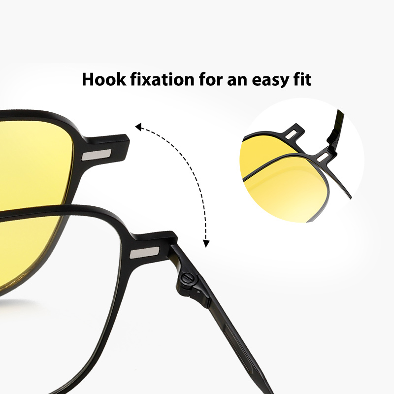 แว่นกันแดดโพลาไรซ์แบบหนีบสำหรั - Sunglasses Polarized Men บทวิจารณ์และราคา
