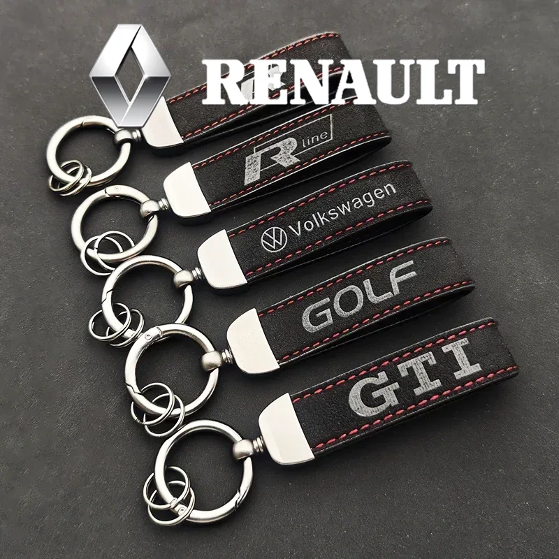 พวงกุญแจหนังกลับแท้ ประดับโลโก - Men'S Accessories Golf บทวิจารณ์และราคา