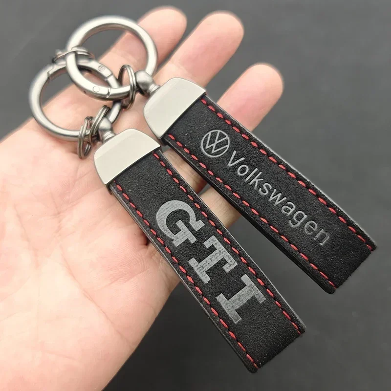 พวงกุญแจหนังกลับแท้ ประดับโลโก - Men'S Accessories Golf บทวิจารณ์และราคา