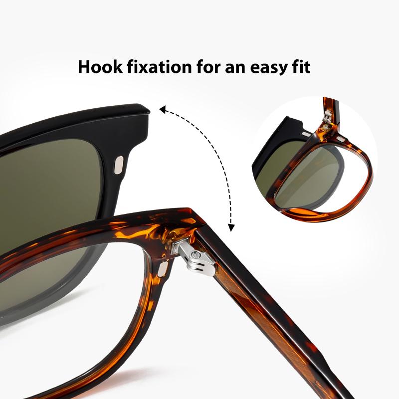 แว่นกันแดดแฟชั่นแบบหนีบสำหรับผ - Sunglasses Polarized Men บทวิจารณ์และราคา
