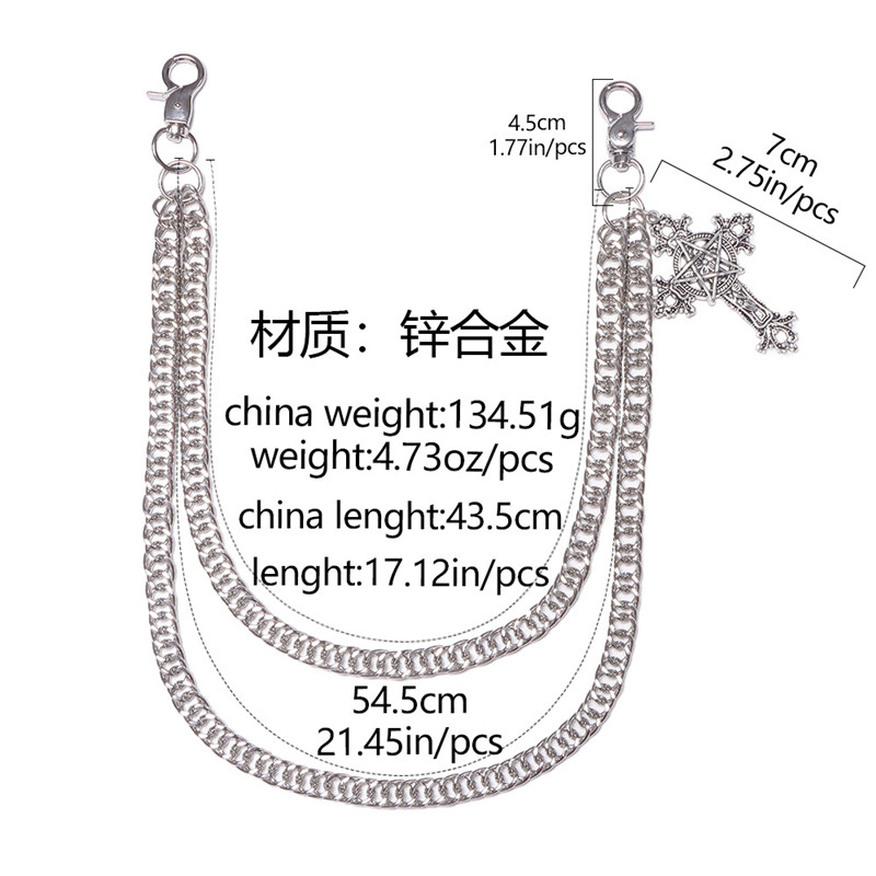 แฟชั่น Punk โลหะกางเกง Hip Hop - Men Accessories Chain บทวิจารณ์และราคา
