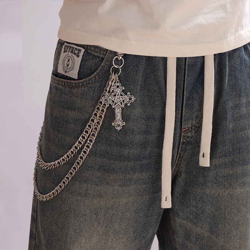 แฟชั่น Punk โลหะกางเกง Hip Hop - Men Accessories Chain บทวิจารณ์และราคา