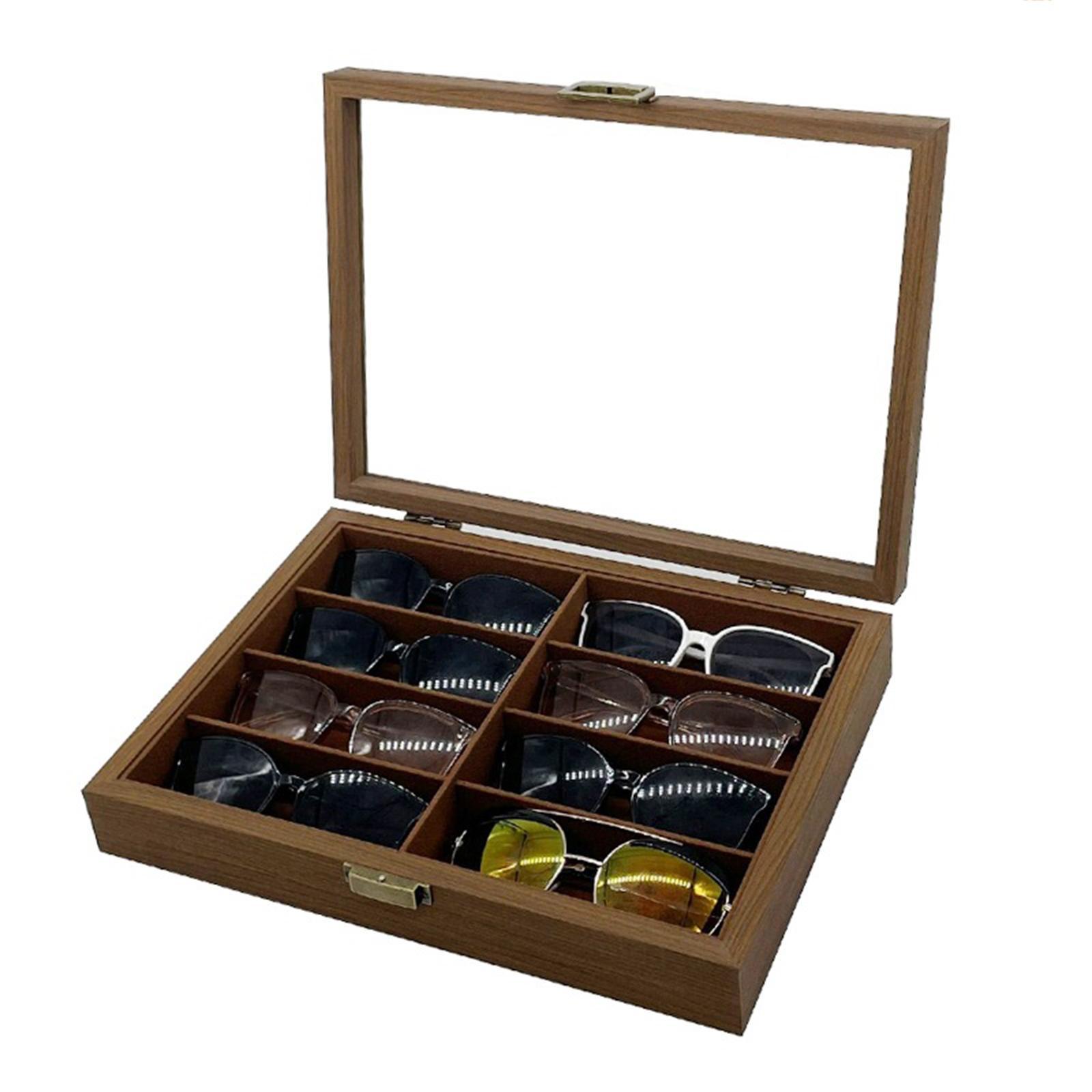 กล่องเก็บแว่นกันแดดไม้ 8 ช่อง  - Men Accessories Drawing บทวิจารณ์และราคา
