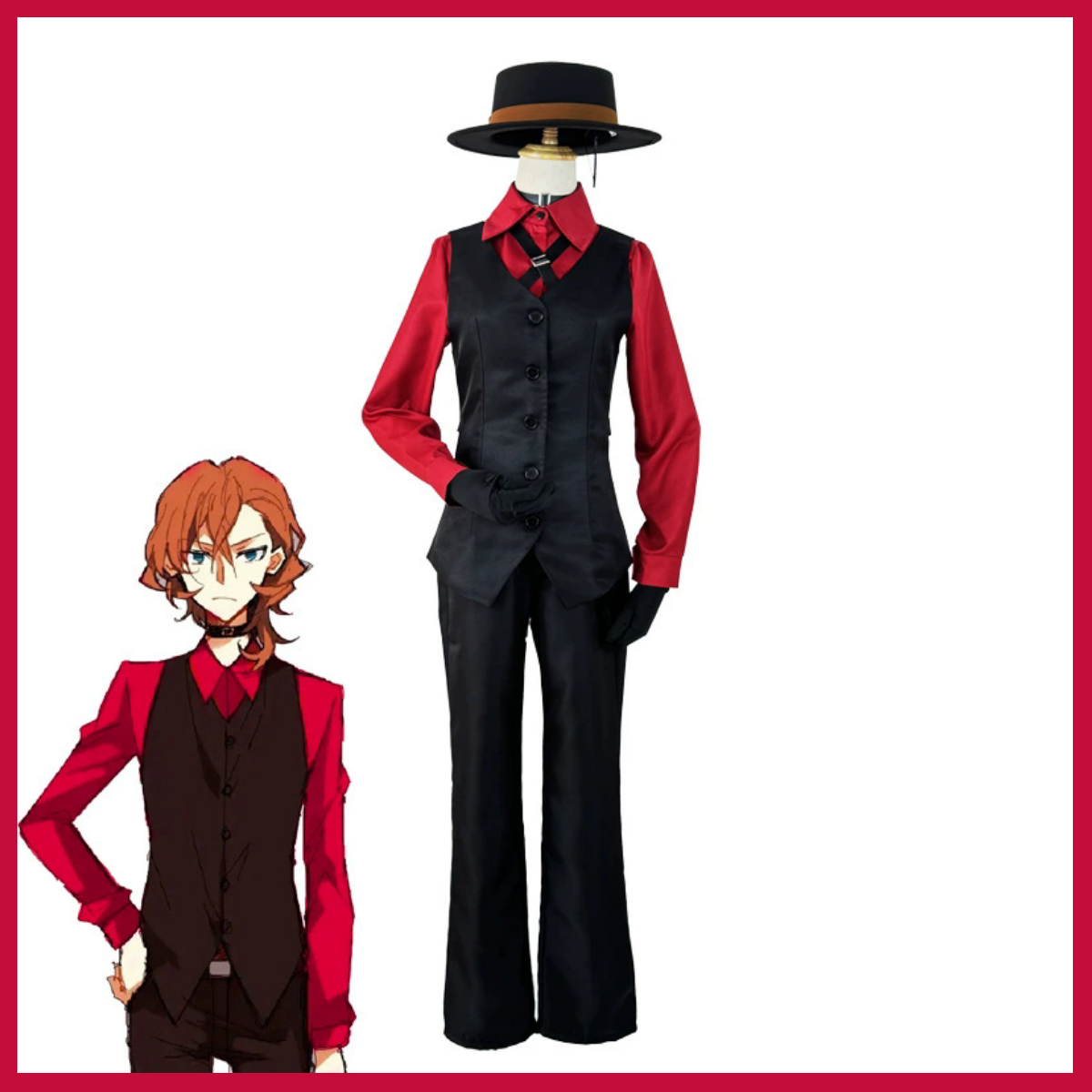 ชุดคอสเพลย์ XQAnime Bungo Stra - Men'S Accessories For Christmas บทวิจารณ์และราคา