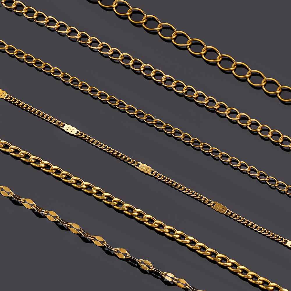 โซ่สแตนเลสสตีลยาว 2 เมตร แบบไข - Men Accessories Chain บทวิจารณ์และราคา