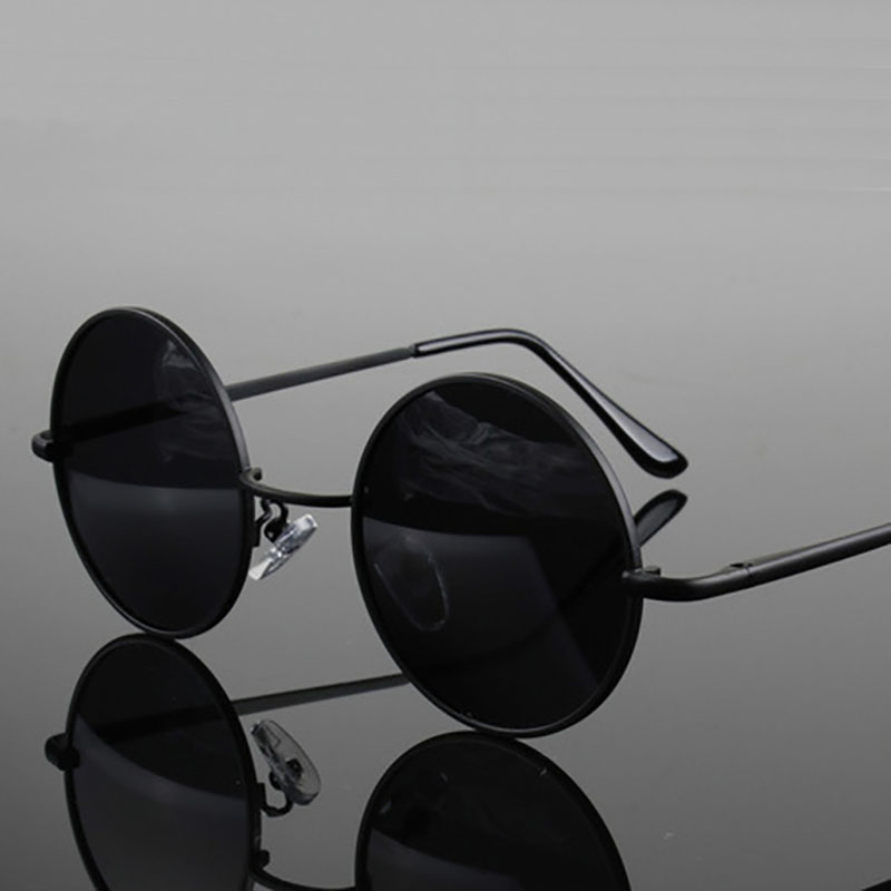 แว่นกันแดดทรงกลมสไตล์เรโทรวินเ - Sunglasses Polarized Men บทวิจารณ์และราคา