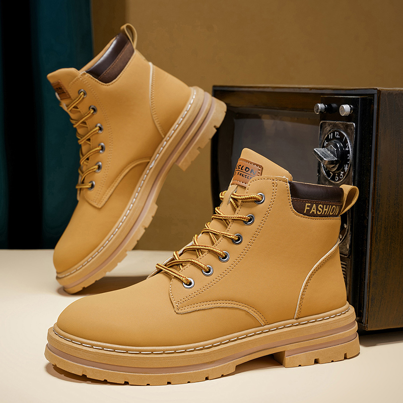 รองเท้าบูทผู้ชายแบบคลาสสิกทรงก - Men Accessories Style บทวิจารณ์และราคา