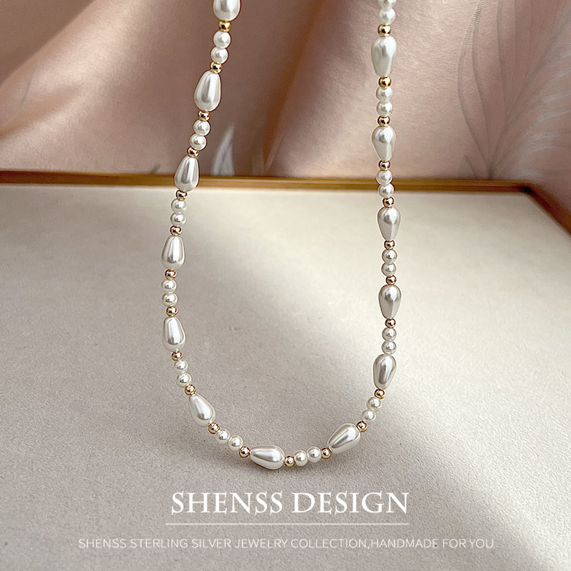 สร้อยคอหยดน้ำมุกเทียมหรูหรา ชุ - Men'S Accessories Drop Shipping บทวิจารณ์และราคา