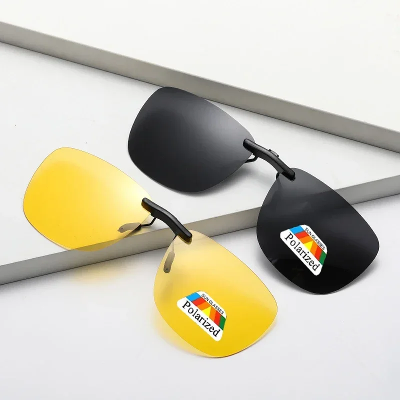 แว่นกันแดดแบบหนีบทรงสี่เหลี่ยม - Sunglasses Polarized Men บทวิจารณ์และราคา