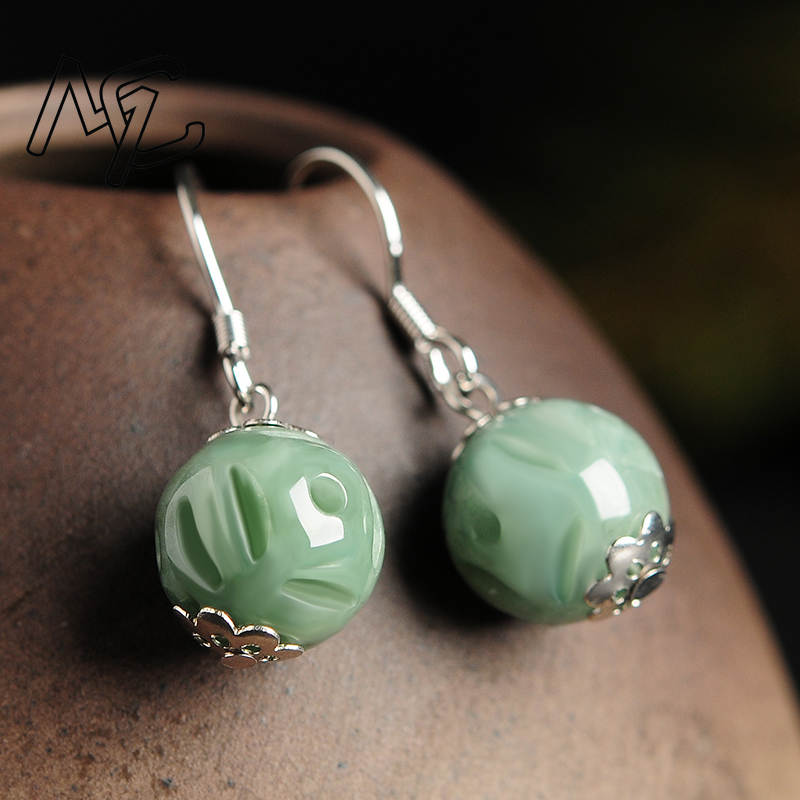 หยกธรรมชาติทรงกลวงสำหรับทำต่าง - Men'S Accessories Drop Shipping บทวิจารณ์และราคา