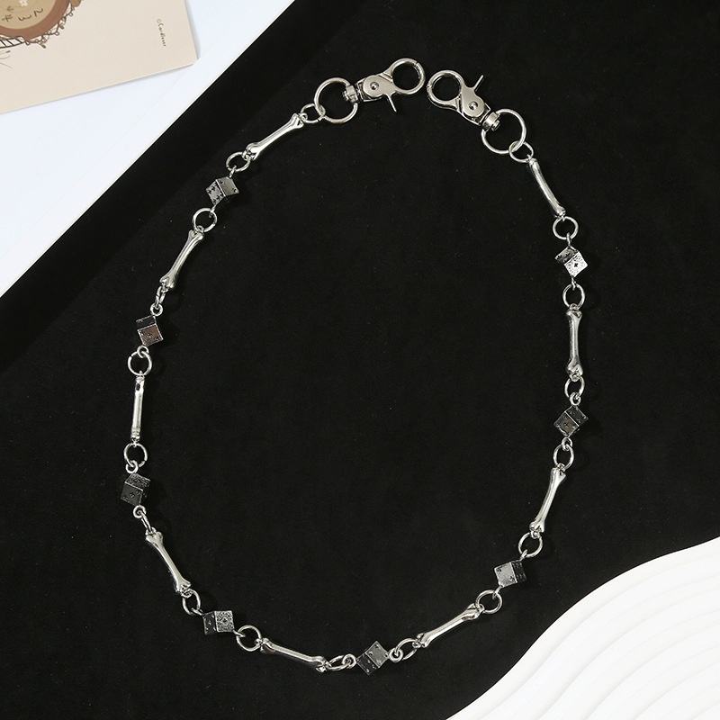 สร้อยคล้องกางเกงลายกระดูกสุนัข - Men Accessories Chain บทวิจารณ์และราคา