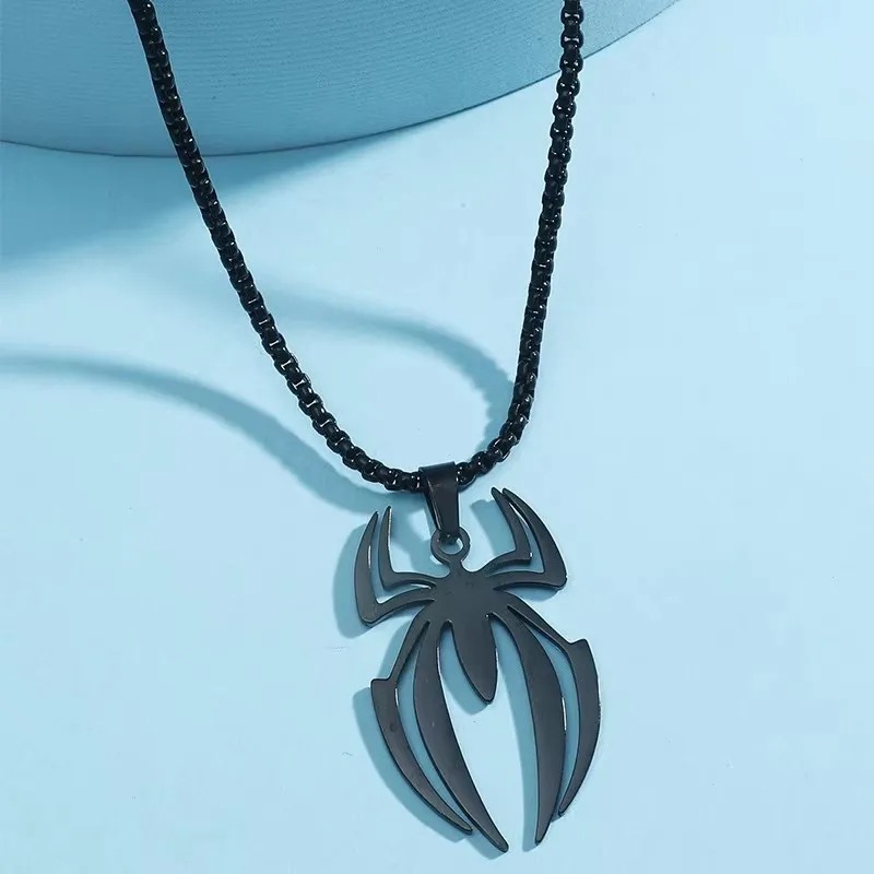 สร้อยคอรูปแมงมุมสไตล์โกธิค จี้ - Men Accessories Chain บทวิจารณ์และราคา