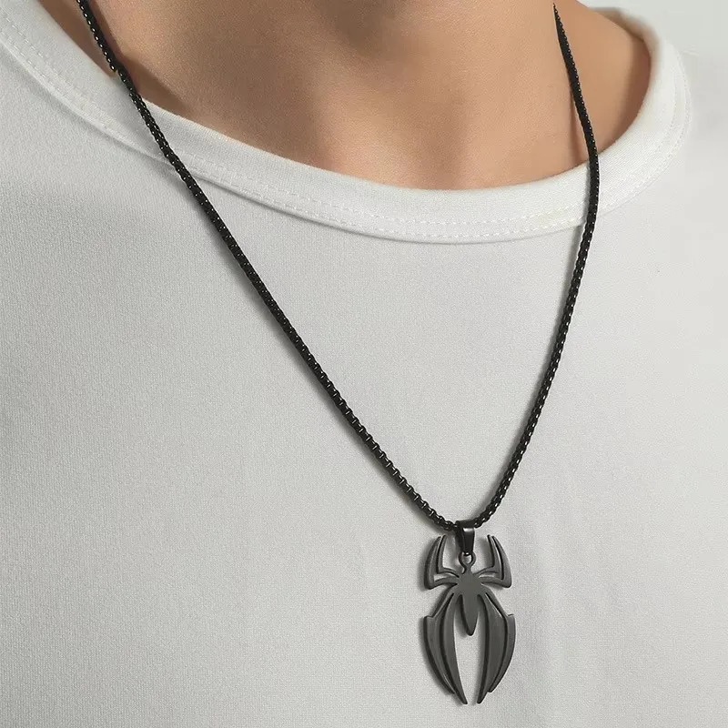 สร้อยคอรูปแมงมุมสไตล์โกธิค จี้ - Men Accessories Chain บทวิจารณ์และราคา