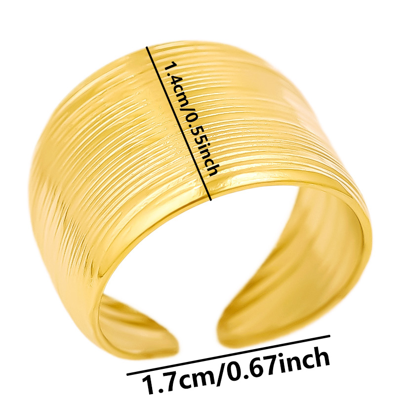 แฟชั่นเกาหลีแหวนกว้างเปิดสแตนเ - Men Accessories Drawing บทวิจารณ์และราคา
