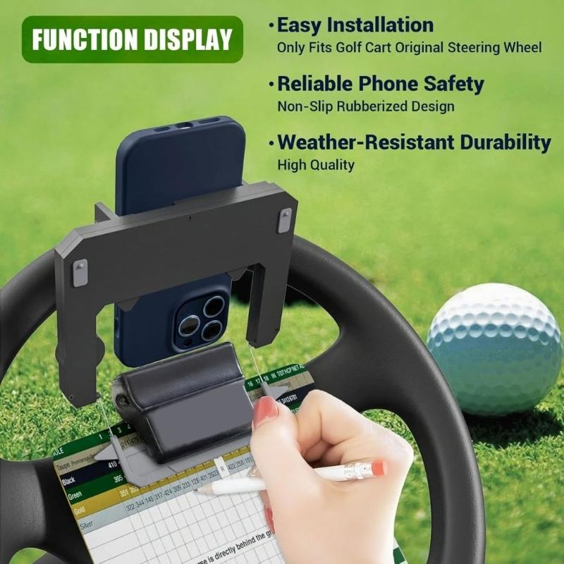 ที่ยึดโทรศัพท์บนพวงมาลัยรถกอล์ - Men'S Accessories Golf บทวิจารณ์และราคา